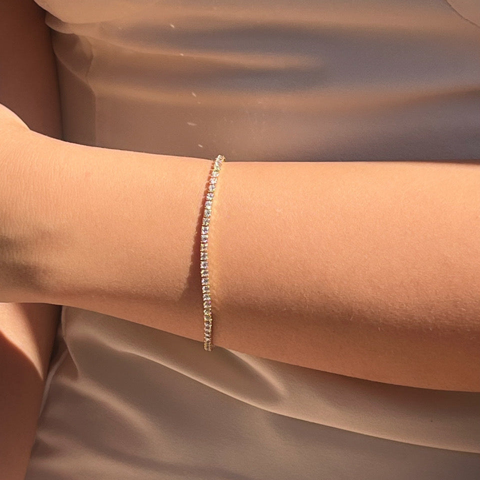 The Classic Gold Tennis Bracelet