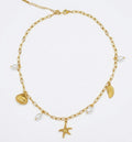 Starfish charm necklace