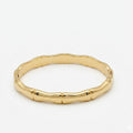 Golden Bamboo Hinge Bangle