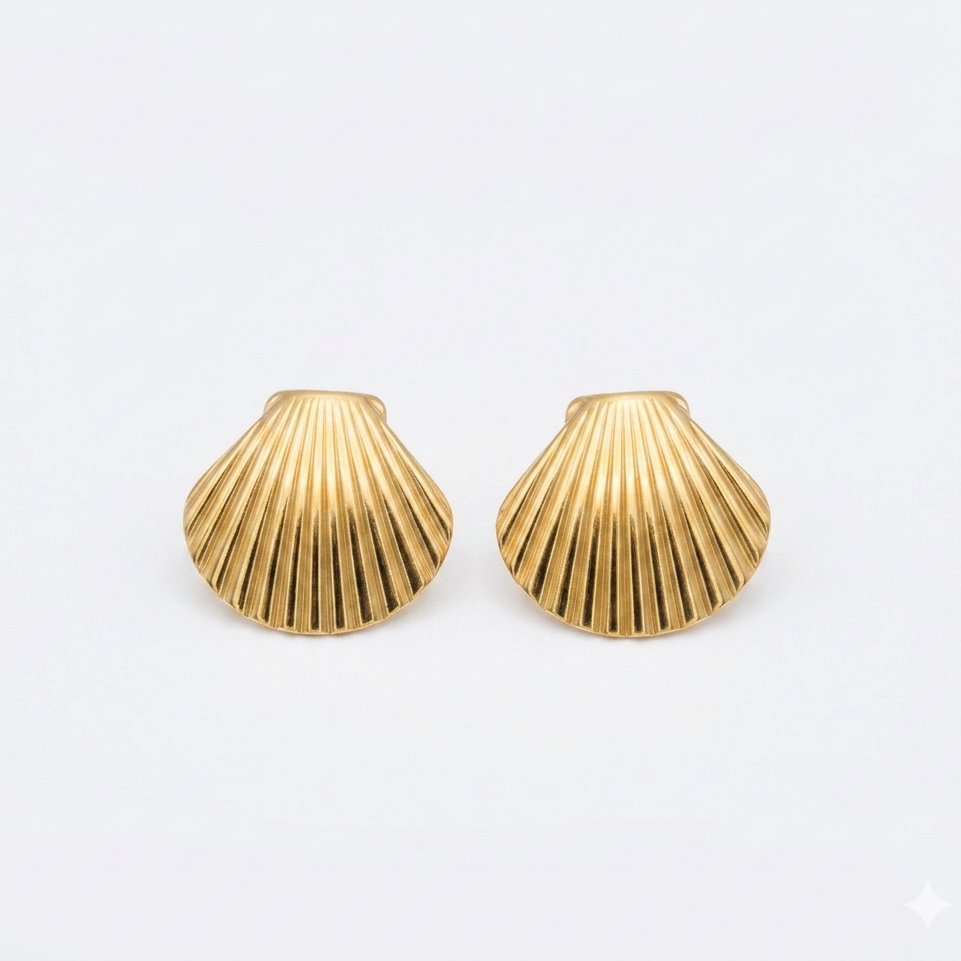 Seashell earrings