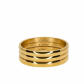 Triple Stack Gold Bangle Set